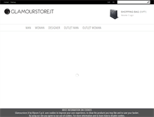 Tablet Screenshot of glamourstore.it
